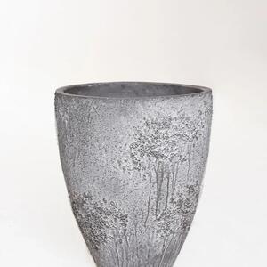 Vivanno květináč OPALA, vláknocement, výška 49 cm, šedá struktura