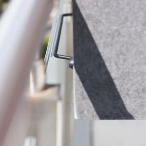 Vivanno balkónový truhlík BENNO, vláknocement, šířka 62 cm, šedý
