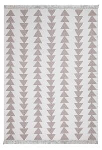 Bílo-béžový bavlněný koberec Oyo home Duo, 60 x 100 cm