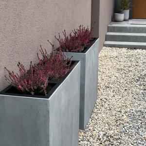 Vivanno samozavlažovací květináč ELEMENTO, sklolaminát, šířka 88 cm, beton design