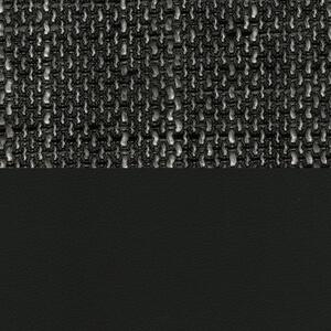 Rozkládací rohová sedačka v šedé a černé barvě s úložným prostorem KN459