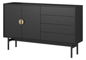 HezkýNábytek.cz Skříňka Stellia S5 (černá). 1099071