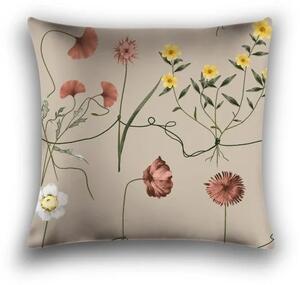 Sada povlečení z mikrovlákna HERBAR béžové + povlak na polštář 45 x 45 cm ZDARMA
