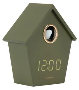 Stolní kukačkový digitální budík 6124GR Karlsson 15cm