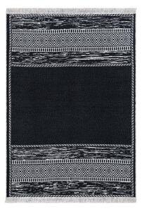 Černo-bílý bavlněný koberec Oyo home Duo, 60 x 100 cm