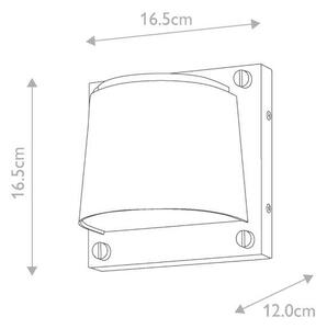 VENKOVNÍ NÁSTĚNNÉ SVÍTIDLO, 12/16.5/16.5 cm Elstead Lighting - Online Only svítidla, Online Only
