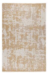 Žluto-béžový bavlněný koberec Oyo home Casa, 75 x 150 cm