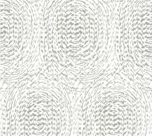 A.S. Création | Vliesová tapeta na zeď Alpha 33373-2 | 0,53 x 10,05 m | metalická, bílá