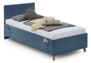 Dětská postel Loop 90 x 200 cm s úložným prostorem modrá