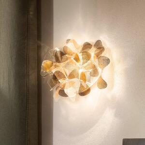 Slamp Clizia Mama Non nástěnné 32x28cm zlatá, stmívatelný, Mosaz / zlato, Obývací pokoj / jídelna, Plast, Design