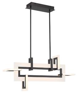 ZÁVĚSNÉ LED SVÍTIDLO, 46 W, 84/47,5/14 cm Elstead Lighting - Online Only svítidla, Online Only