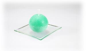 BDK-GLASS Svíčka koule 6cm - tmavě zelená