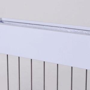 Vivanno balkonový truhlík BALKONA CLASSIC, sklolaminát, šířka 80 cm, bílý