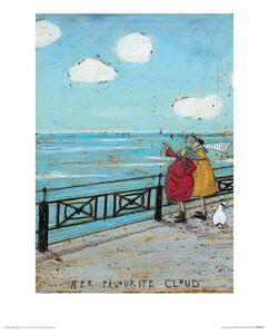 Umělecký tisk Sam Toft - Her Favourite Cloud, (30 x 40 cm)