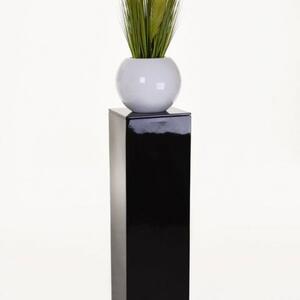 Vivanno květináč GLOBO, sklolaminát, Ø 30 cm, bílý lesk