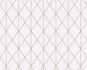 Vliesová tapeta na zeď Designschungel 2 36575-3 | 0,53 x 10,05 m | růžová, metalická | A.S. Création
