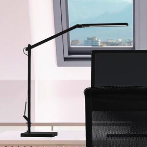 Müller-Licht Stolní lampa Cala LED, stmívatelná, černá, stmívatelný, Černá, Pracovna / kancelář, kov