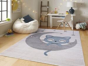 Vopi | Dětský koberec Candy 152 blue - 80 x 150 cm
