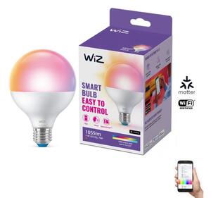 LED RGB Stmívatelná žárovka G95 E27/11W/230V 2200-6500K Wi-Fi - WiZ