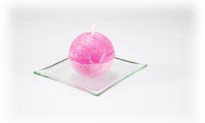 BDK-GLASS Svíčka koule 6cm - růžová