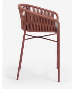 YANET 65 zahradní pultová židle Terakota