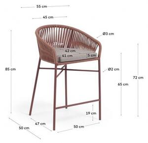 YANET 65 zahradní pultová židle Terakota