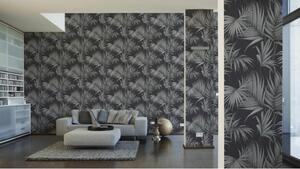 A.S. Création | Vliesová tapeta na zeď Michalsky 36505-3 | 0,53 x 10,05 m | černá, šedá