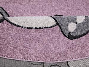 Vopi | Dětský koberec Candy 155 rose - 80 x 150 cm
