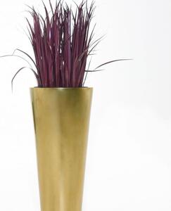 Vivanno luxusní květináč RONDO CLASSICO, sklolaminát, výška 100 cm, zlatá metalíza
