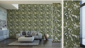 A.S. Création | Vliesová tapeta na zeď Michalsky 36519-2 | 0,53 x 10,05 m | zelená, bílá