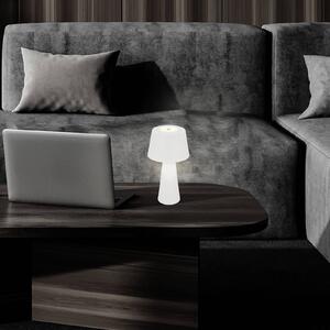 Stolní lampa LED Kihi s dobíjecí baterií, bílá