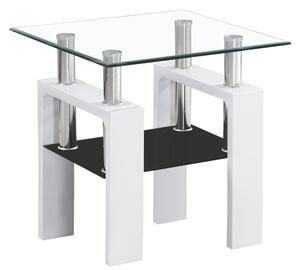 Stylový konferenční stolek v bílé barvě typ D KN126