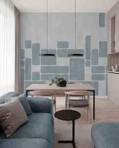 Fototapety Geometrický vzor ve světle modrých odstínech, Fototapety geometrie, w05141v2 : uwalls.cz
