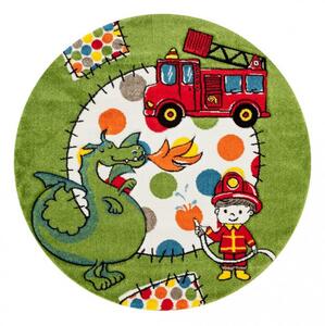 Vopi | Dětský koberec Momo K11 565-08 green - 80 x 150 cm