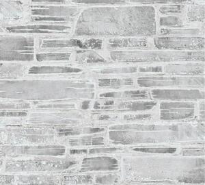 Papírová tapeta na zeď Black And White 4 36459-2 | 0,53 x 10,05 m | béžová, šedá | A.S. Création
