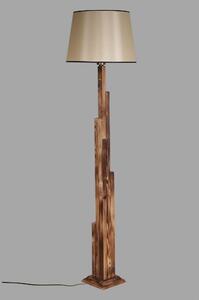 Designová stojanová lampa Naime 165 cm hnědá