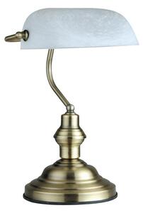 Globo 2492 - stolní lampa ANTIQUE 1xE27/60W bílá-patina GL0431