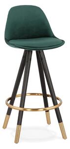 Tmavě zelená barová židle Kokoon Carry Mini, výška sedáku 65 cm