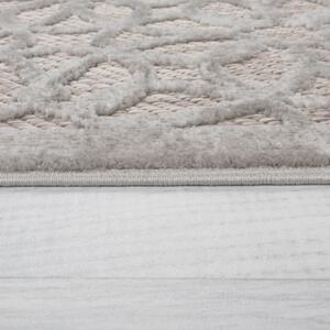 Flair Rugs koberce Kusový koberec Piatto Argento Silver – na ven i na doma - 80x150 cm