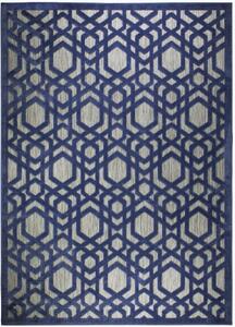 Flair Rugs koberce Kusový koberec Piatto Oro Blue – na ven i na doma - 66x230 cm