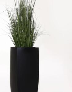 Vivanno květináč INCURVO, sklolaminát, šířka 39 cm, černá