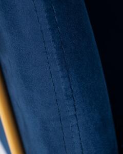 Euronábytek Křeslo MARIBOR modré Barva nožiček: Zlatá