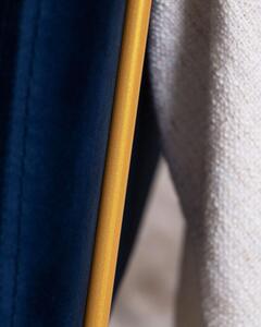 Euronábytek Křeslo MARIBOR modré Barva nožiček: Zlatá
