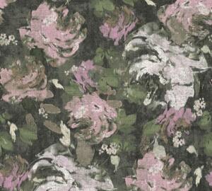 A.S. Création | Vliesová tapeta na zeď Character 36772-6 | 0,53 x 10,05 m | šedá, zelená, růžová