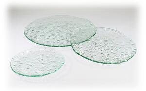 BDK-GLASS Kulaté skleněné talíře NATURE MOON Průměr: 35cm