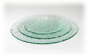 BDK-GLASS Kulaté skleněné talíře NATURE MOON Průměr: 21cm