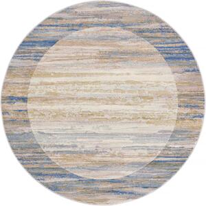 Kulatý koberec Ragolle Argentum 63138 6191 béžový modrý Rozměr: průměr 160 cm