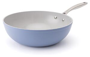 Elmich Nepřilnavá keramická pánev wok Zen Ø 28 cm - modrá