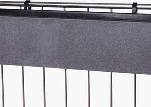 Vivanno balkonový truhlík BENNO, vláknocement, šířka 82 cm, šedý