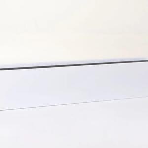 Balkonový truhlík FLOBO, sklolaminát, šířka 80 cm, bílý mat